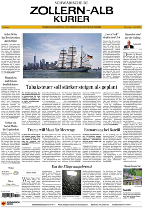 Cover of Zollern-Alb-Kurier (Balingen)