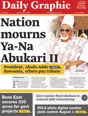 Cover of Daily Graphic