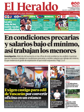 Cover of Diario El Heraldo