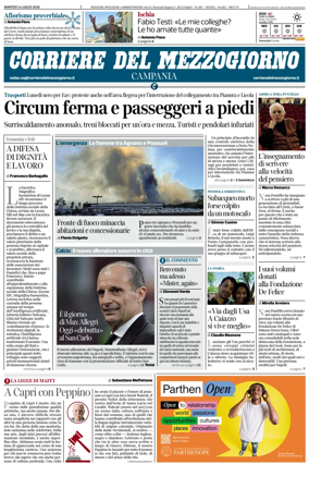 Cover of Corriere del Mezzogiorno (Campania)