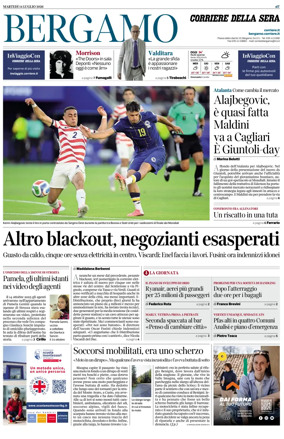 Cover of Corriere della Sera (Bergamo)