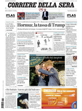 Cover of Corriere della Sera