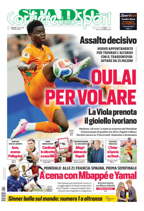 Cover of Corriere dello Sport Stadio (Emilia)