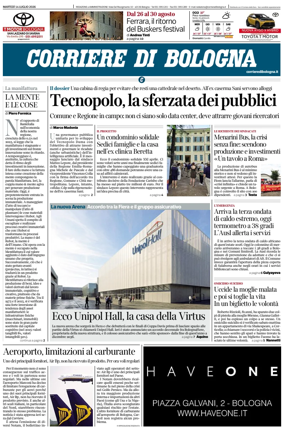 Cover of Corriere di Bologna