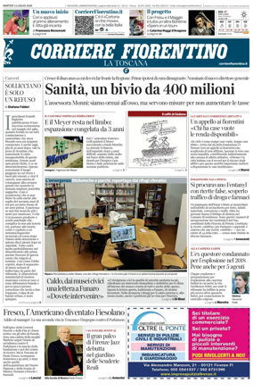 Cover of Corriere Fiorentino