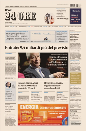 Cover of Il Sole 24 Ore