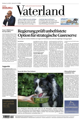 Cover of Liechtensteiner Vaterland