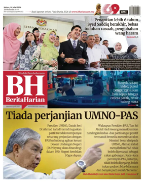Cover of Berita Harian