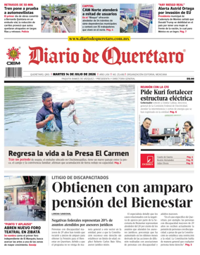 Cover of Diario de Queretaro