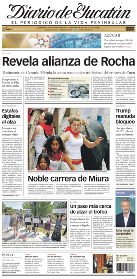 Cover of Diario de Yucatan