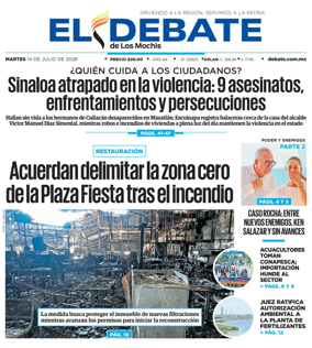 Cover of El Debate de Los Mochis