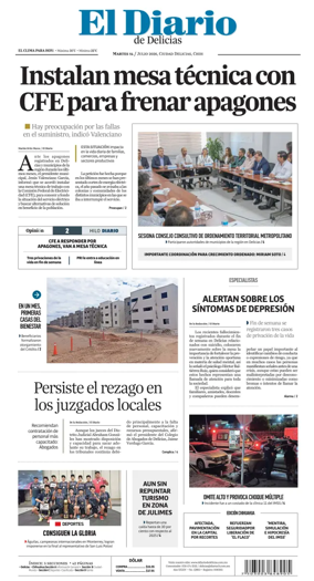 Cover of El Diario de Delicias