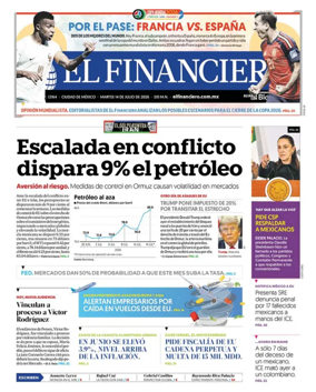 Cover of El Financiero