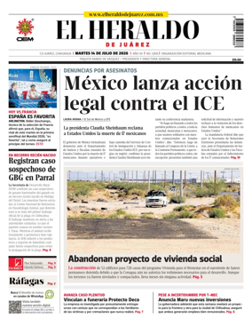 Cover of El Heraldo de Juarez
