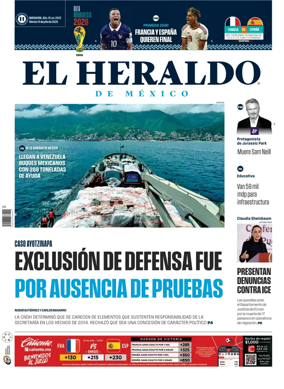 Cover of El Heraldo de Mexico