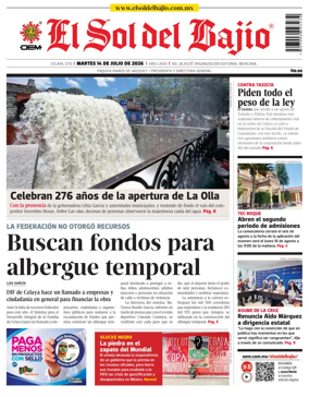 Cover of El Sol de Bajio