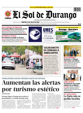 Cover of El Sol de Durango