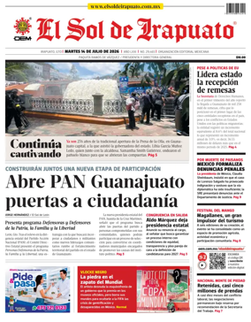 Cover of El Sol de Irapuato