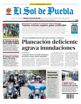 Cover of El Sol de Puebla