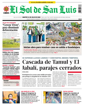 Cover of El Sol de San Luis Potosi