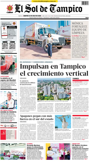 Cover of El Sol de Tampico