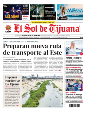 Cover of El Sol de Tijuana