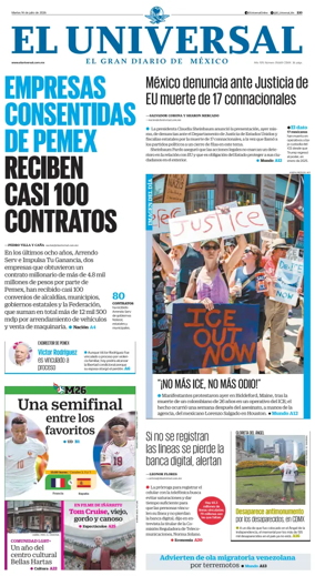 Cover of El Universal