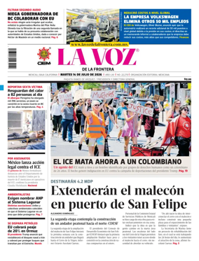 Cover of La Voz de la Frontera
