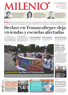 Cover of Milenio Edo de Mexico