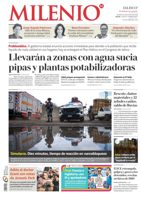 Cover of Milenio Jalisco
