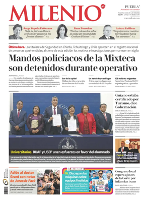 Cover of Milenio Puebla