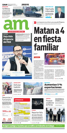 Cover of Periodico AM (Leon)