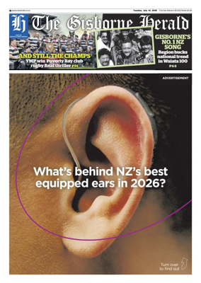 Cover of The Gisborne Herald