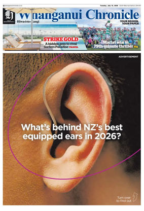 Cover of Whanganui Chronicle