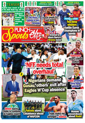 Cover of Punch Sports Extra
