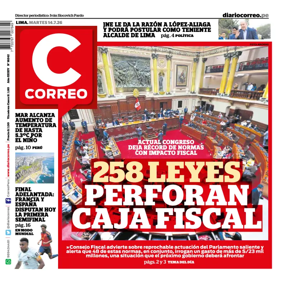Cover of Diario Correo