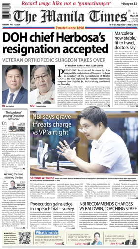 Cover of The Manila Times
