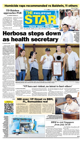 Cover of The Philippine Star