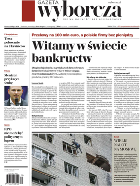 Cover of Gazeta Wyborcza Stoleczna