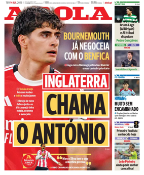 Cover of A BOLA (Portuguese)