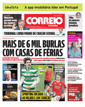Cover of Correio da Manha