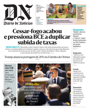 Cover of Diario de Noticias