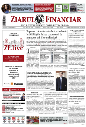 Cover of Ziarul Financiar