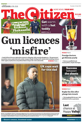 Cover of The Citizen (KZN)