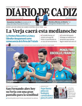 Cover of Diario de Cadiz