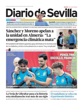 Cover of Diario de Sevilla