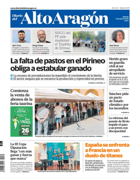 Cover of Diario del Alto Aragon