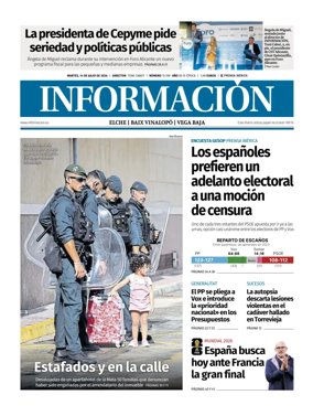 Cover of Diario Informacion (Elche y Vega Baja)