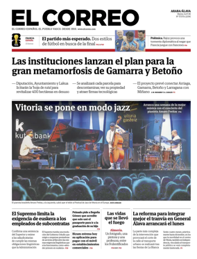 Cover of EL Correo (Alava)
