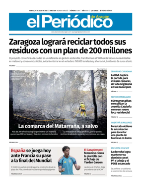 Cover of El Periodico Aragon